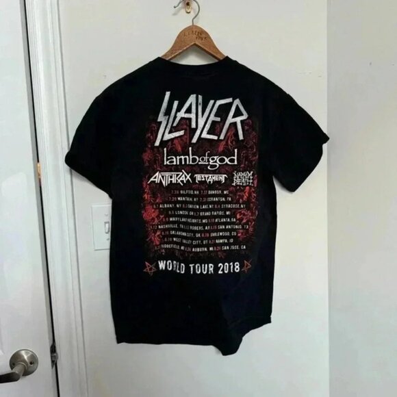 Slayer band tee goth punk rock y2k M - Picture 4 of 5